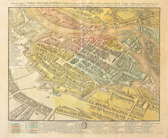 План-карта города Братислава (1752)
