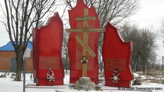 Памятник в память о погибших односельчанах
