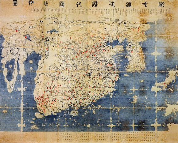 Старинная карта Индокитая (1402)