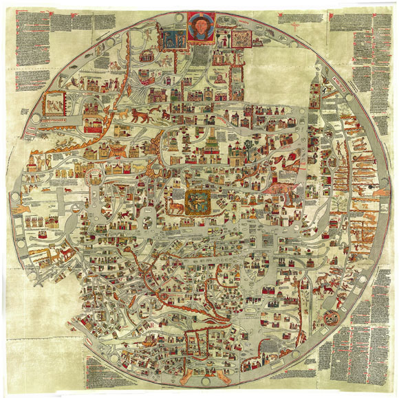 Эбсторфская карта мира (13 век)