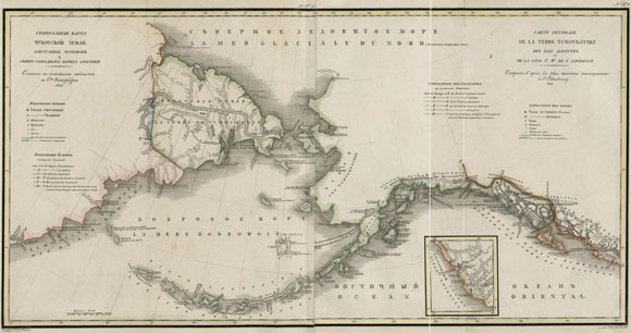 Чукотская земля, Алеутские острова и берег Америки (1826)