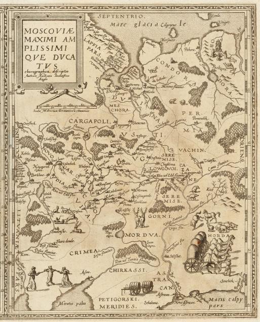 Карта Московии (1593)