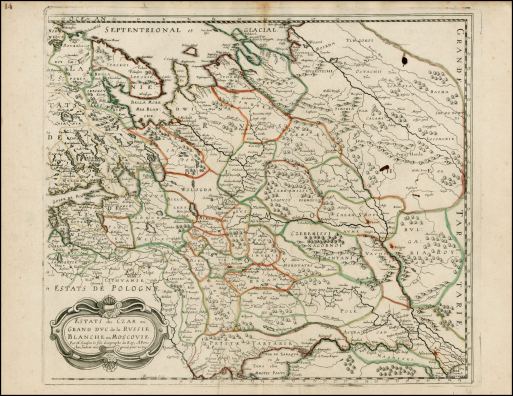 Карта Московии (1648)