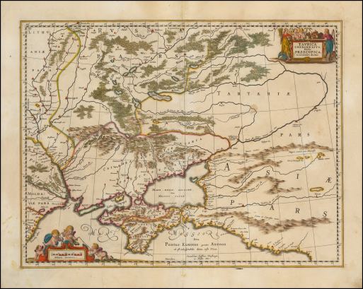 Карта Московии и Крыма (1680)