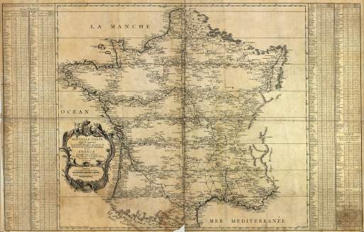 Карта Французского королевства (1744)