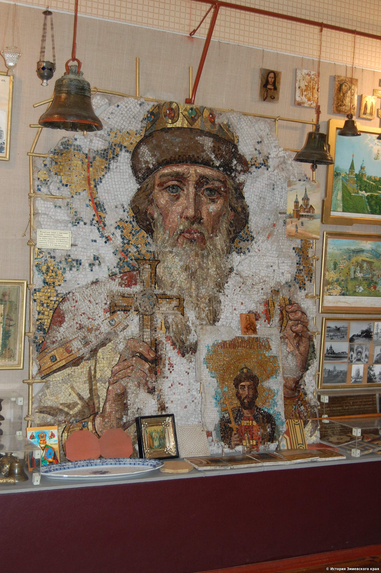 Фрагмент мозаїки з храму Христа Спасителя